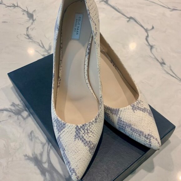 COLE HAAN Vesta Pump, IVORY ROCCIA PRINT, Size 9 B - Picture 1 of 6